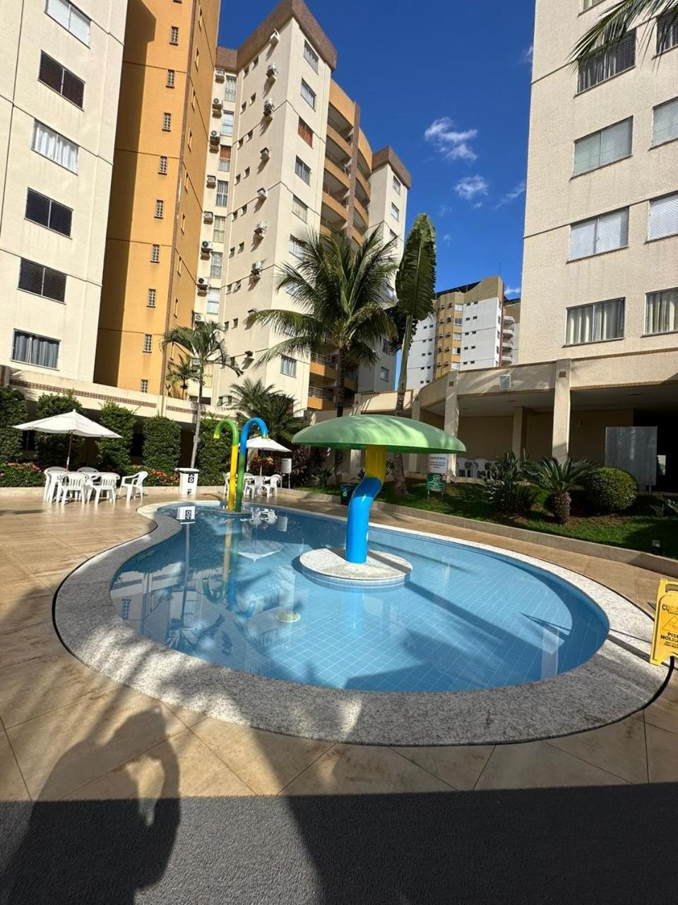 Aparthotel Caldas Novas - Prive Das Thermas II - Apto 3 Quartos - Parque Aquatico Exteriér fotografie